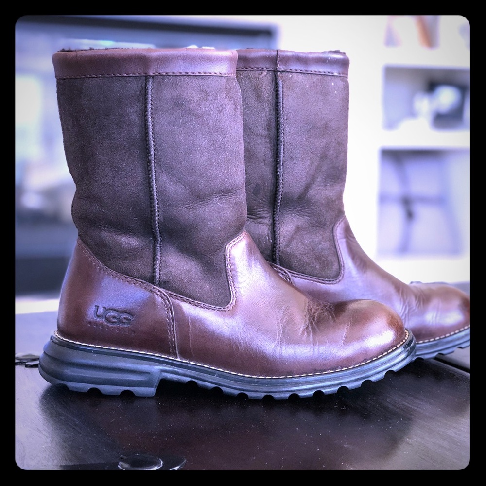 UGG - Chocolate cozy warm 1/2 calf UGG Boots